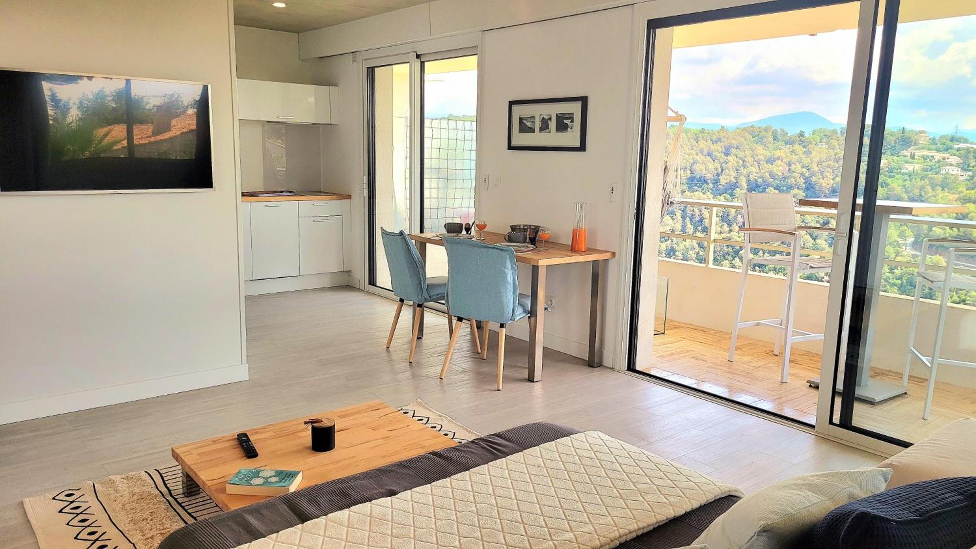 Studio Climatise, Vue Imprenable-Wifi Vence Ngoại thất bức ảnh